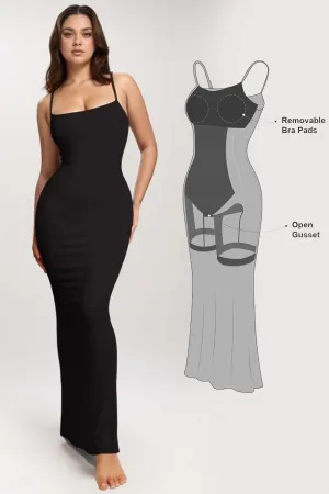 Daphne Built-In Shapewear Sleeveless Maxi Dress