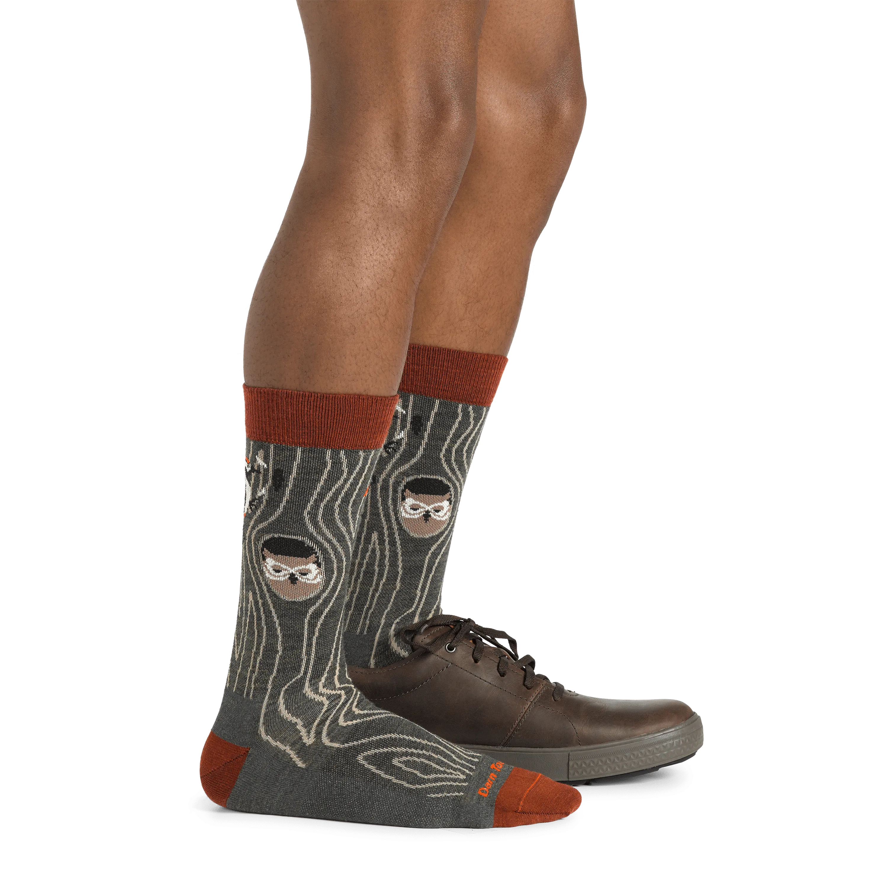 Darn Tough Mens Woody Crew Lightweight Lifestyle Socks