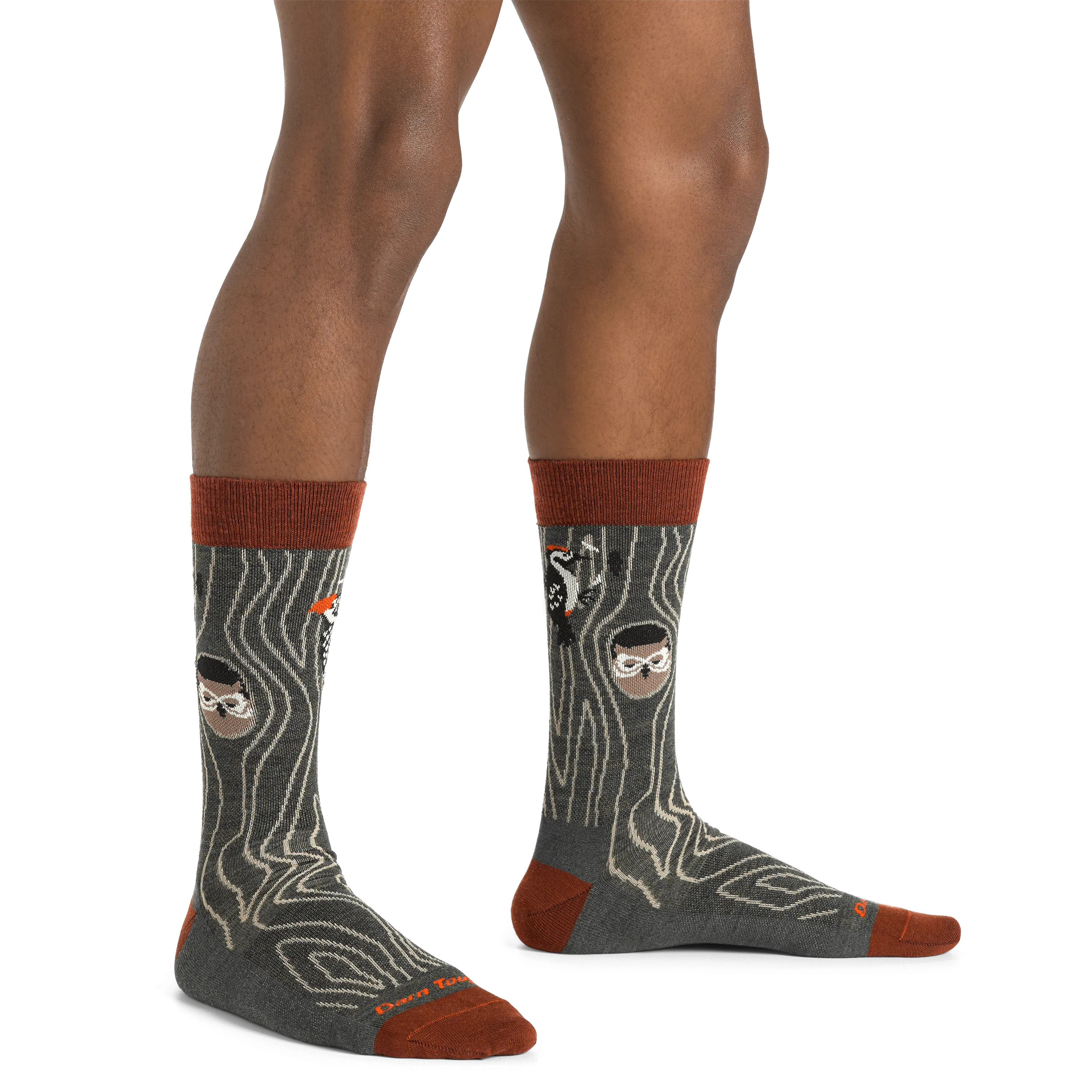 Darn Tough Mens Woody Crew Lightweight Lifestyle Socks