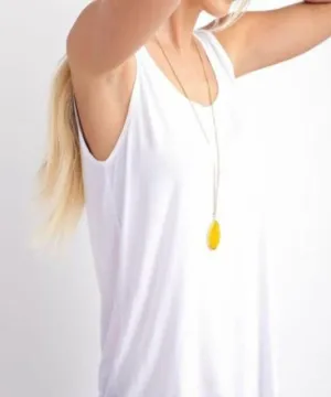 Darsa Blanche Tank Top