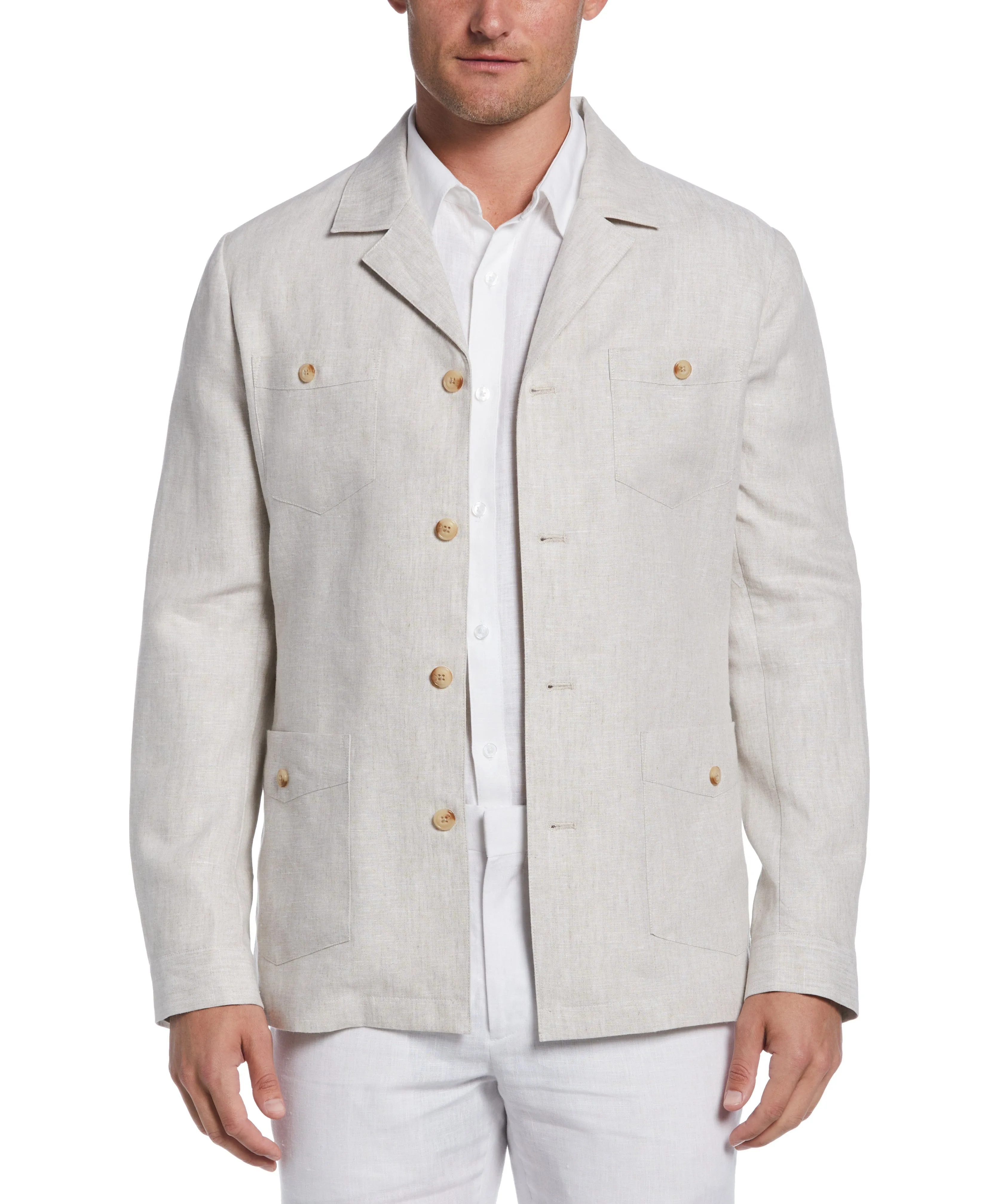 Delave Linen Guayabera Jacket