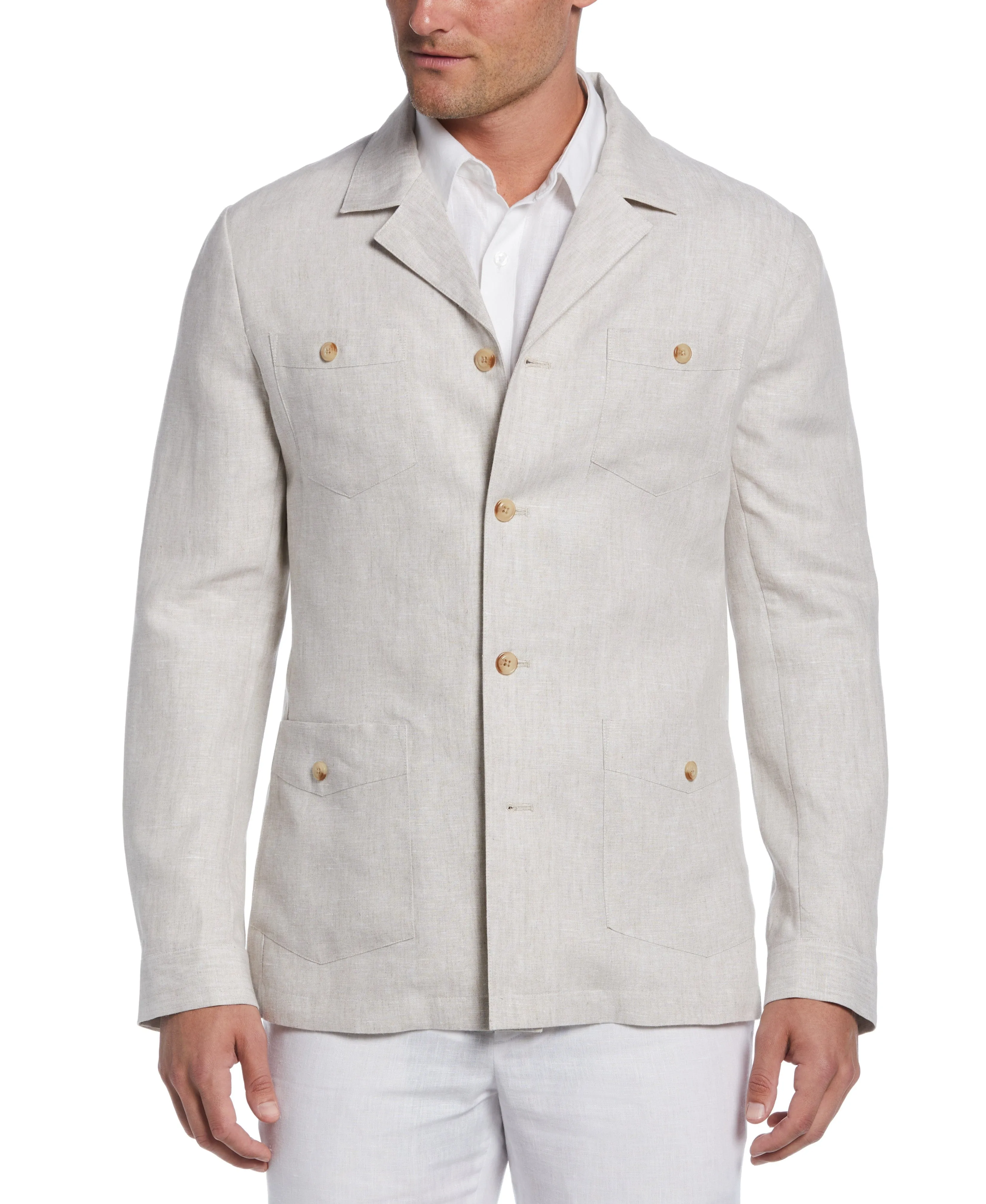 Delave Linen Guayabera Jacket