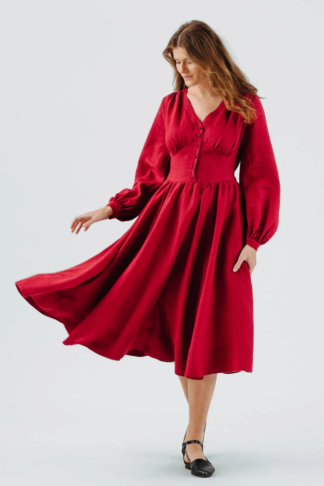 Diane Dress, Long Sleeve