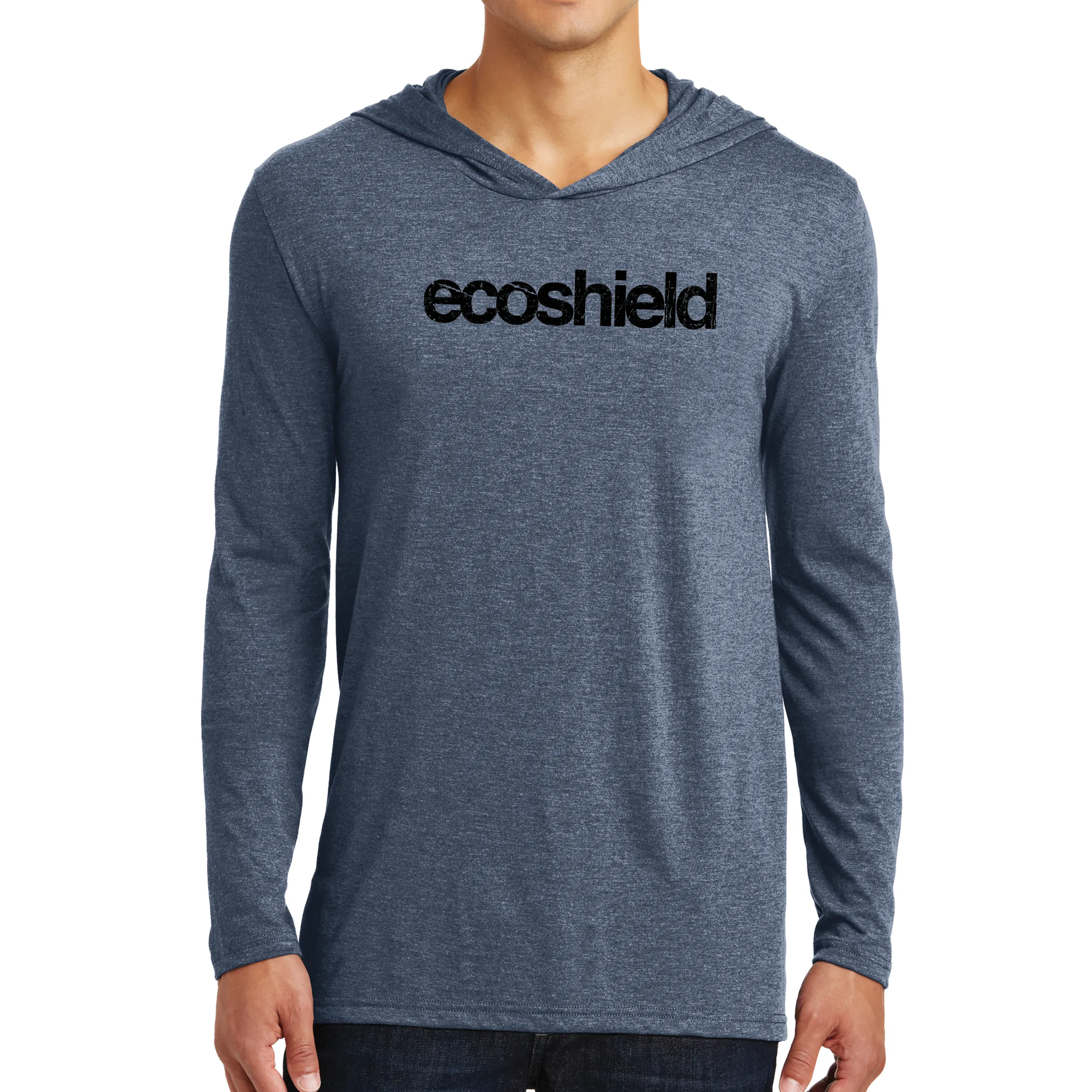 District Made Mens Perfect Tri Long Sleeve Hoodie