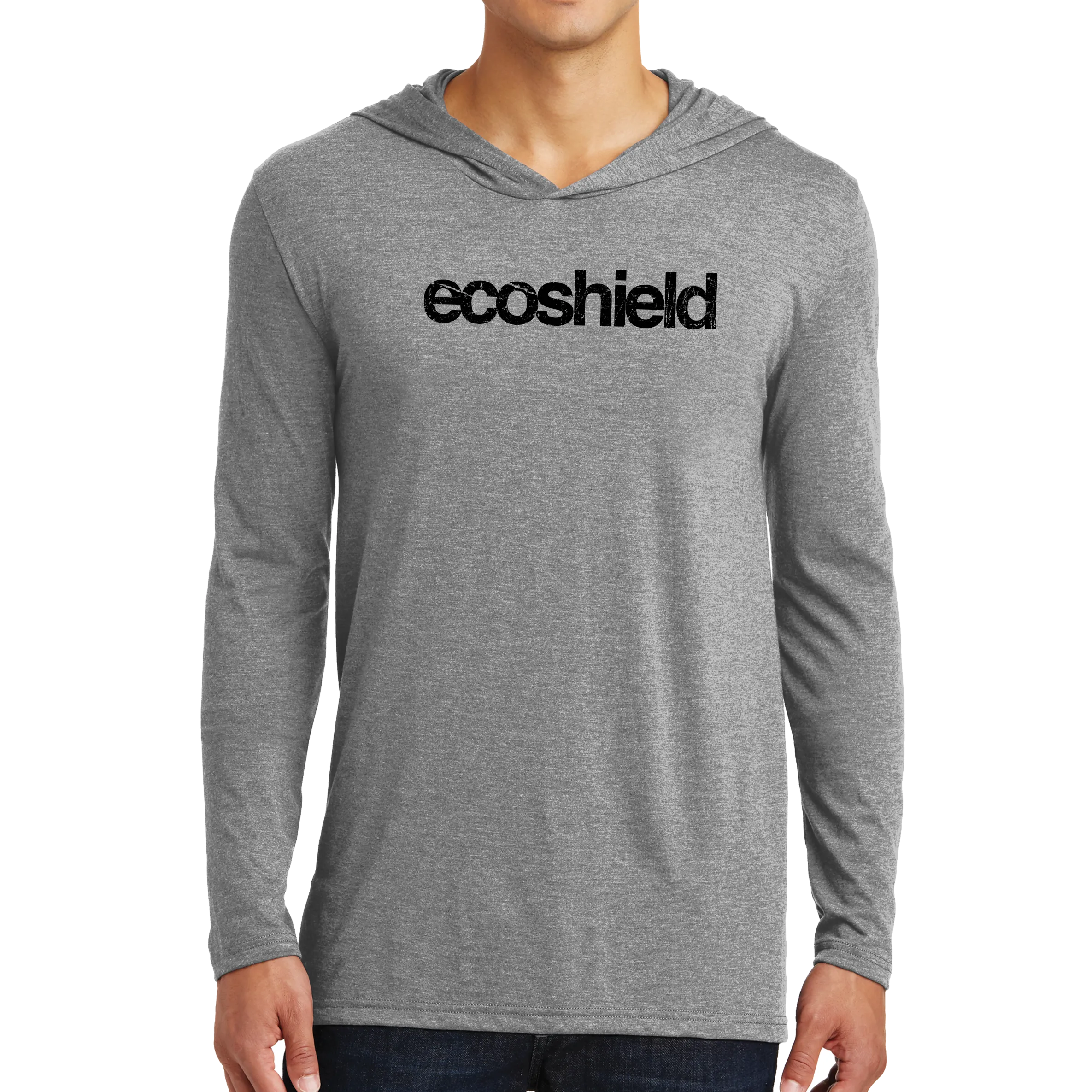 District Made Mens Perfect Tri Long Sleeve Hoodie