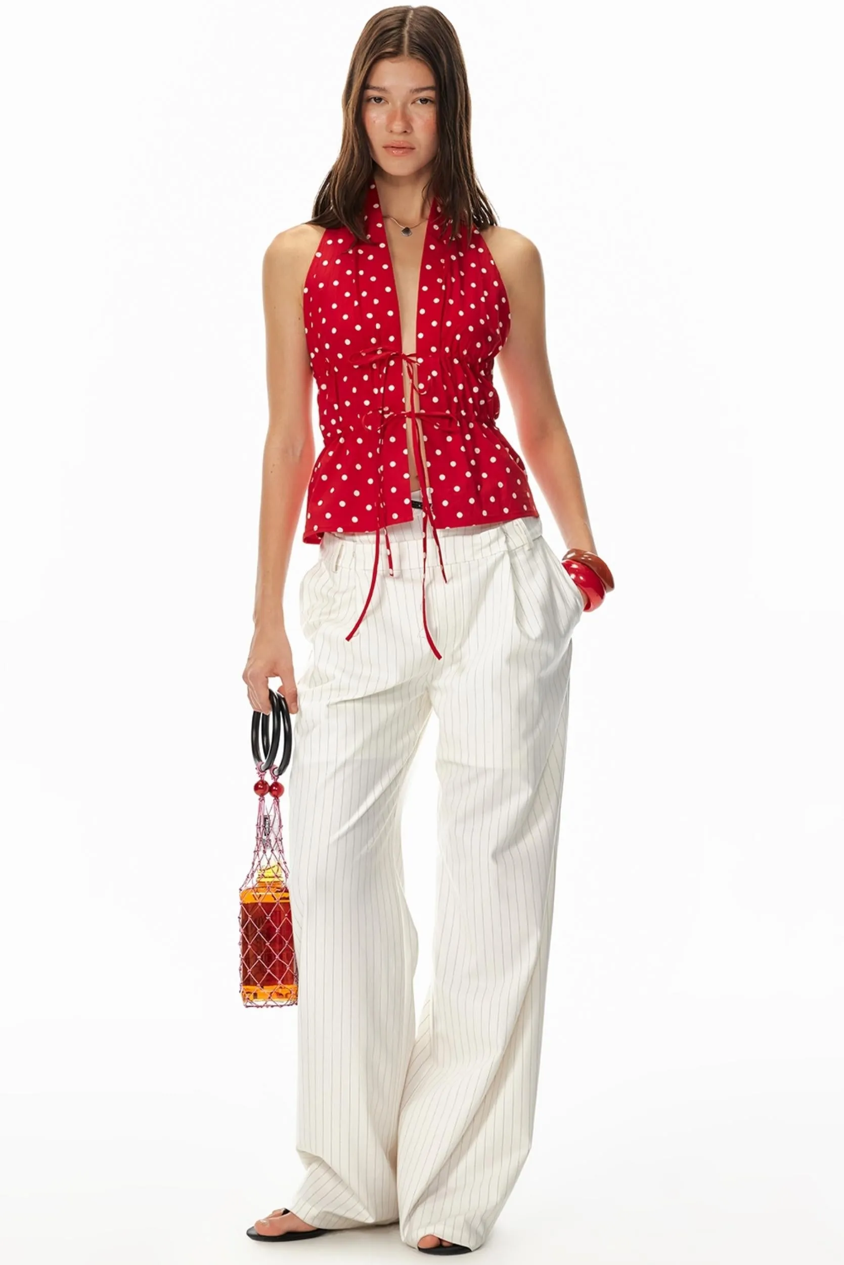 Dot Halter Vest