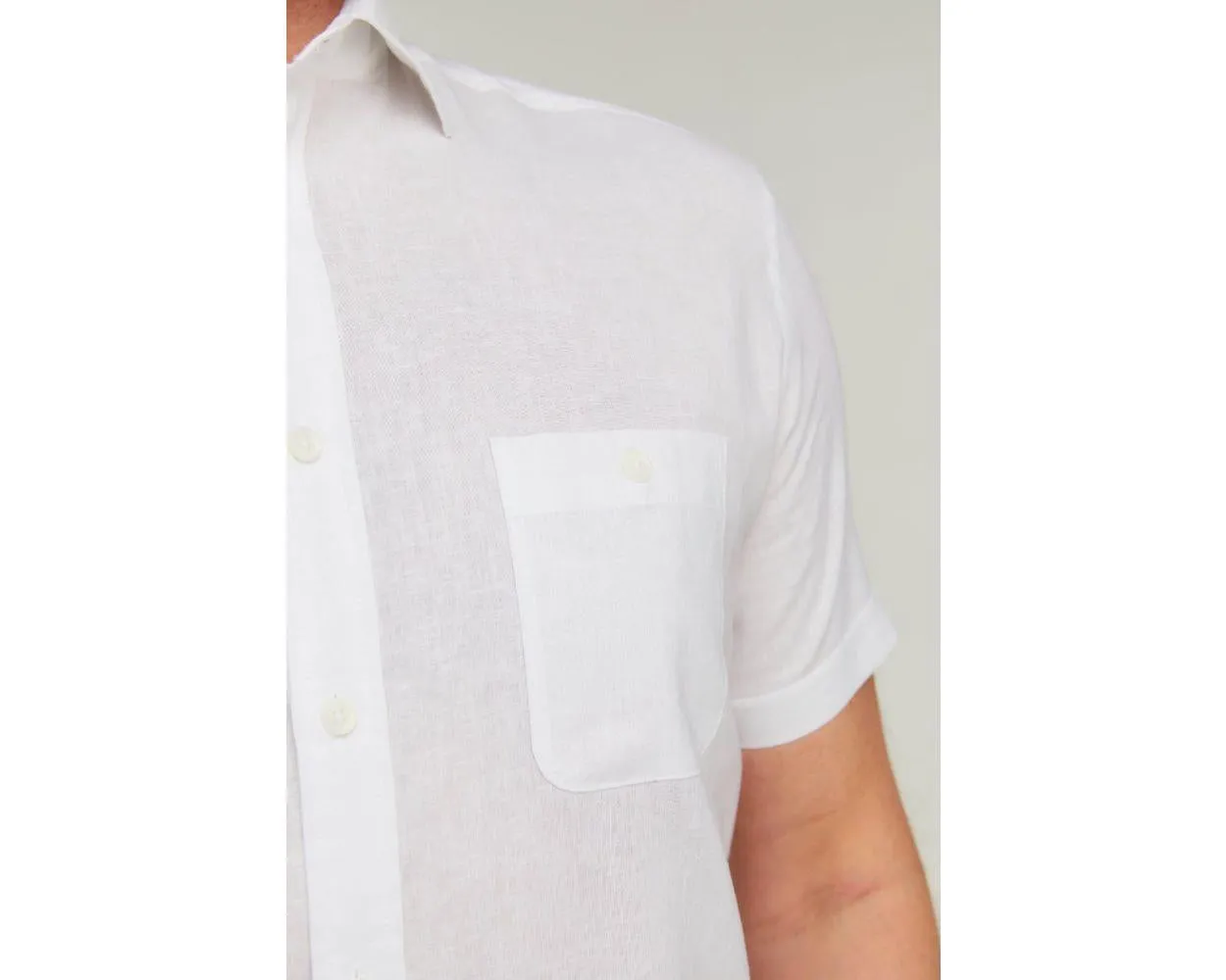 Double Two Men's Plus Size Linen Blend Casual Shirt in 3 Colour Options 2XL to 5XL (DTLS1113)