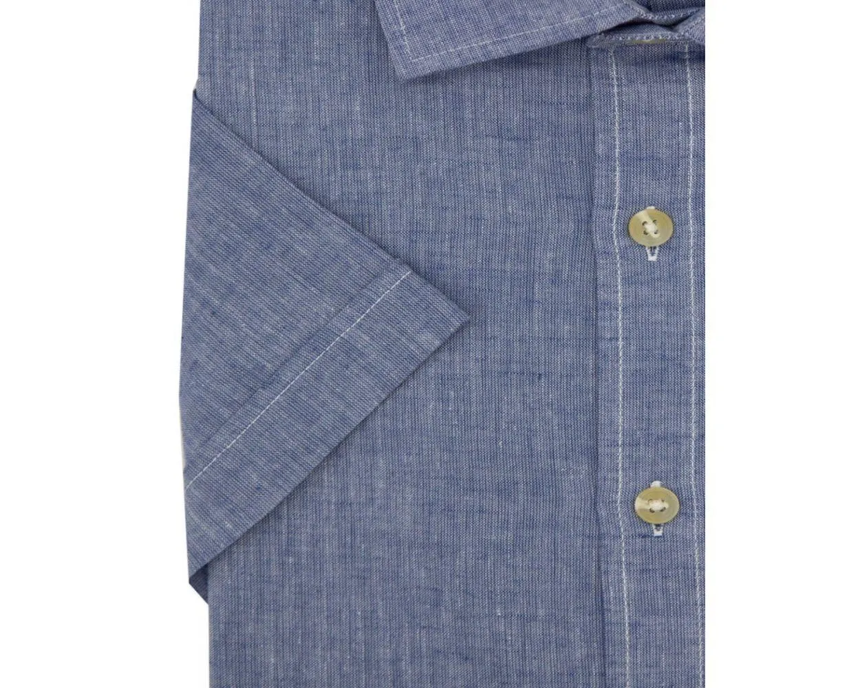 Double Two Men's Plus Size Linen Blend Casual Shirt in 3 Colour Options 2XL to 5XL (DTLS1113)