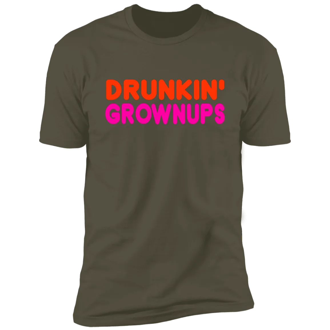 Drunkin Grownups Premium Short Sleeve Tee