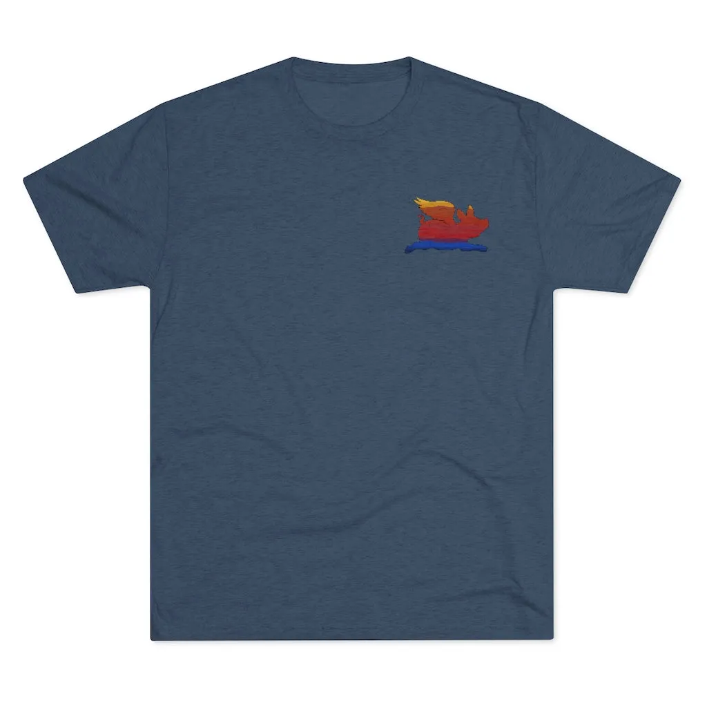 E-2 Sunset Theme - “Go Ugly Early” Unisex Tri-Blend Crew Tee