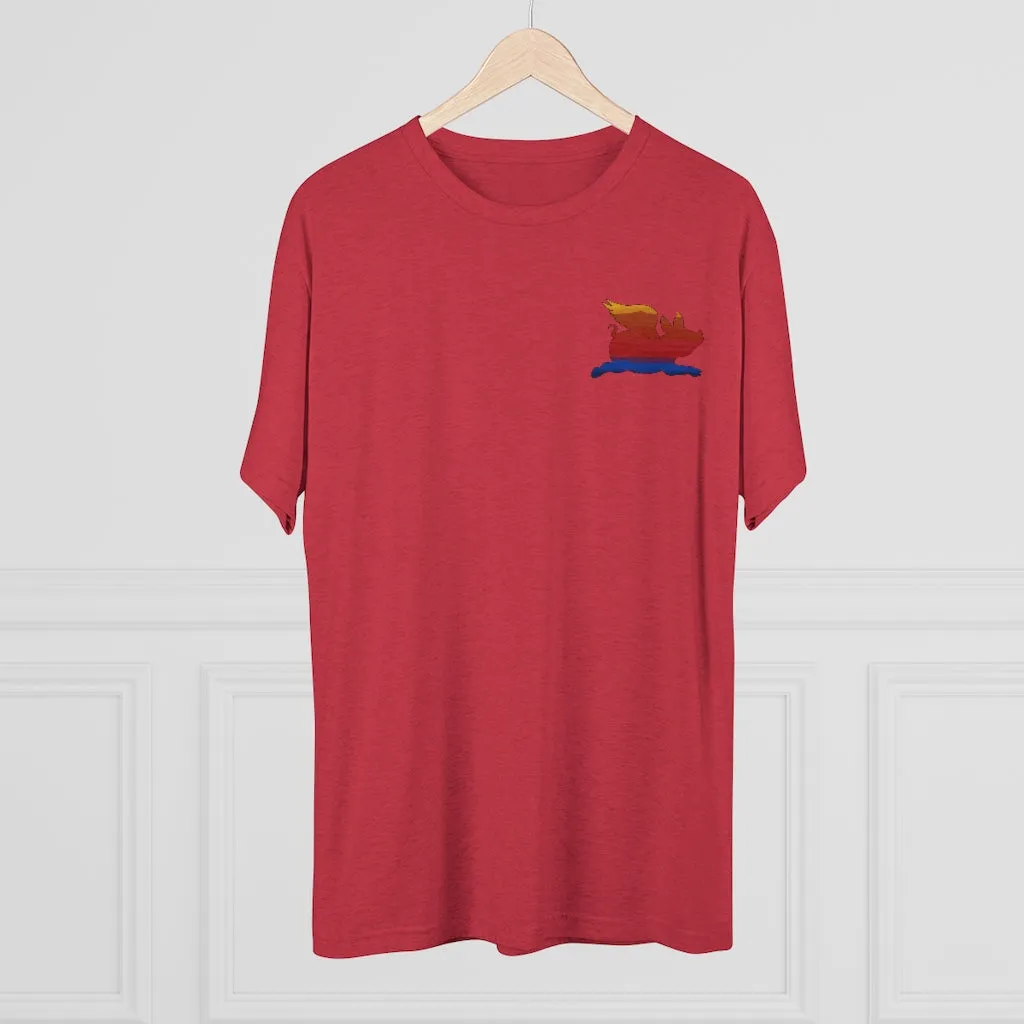 E-2 Sunset Theme - “Go Ugly Early” Unisex Tri-Blend Crew Tee