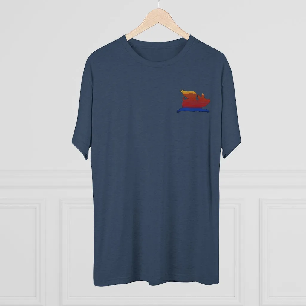 E-2 Sunset Theme - “Go Ugly Early” Unisex Tri-Blend Crew Tee