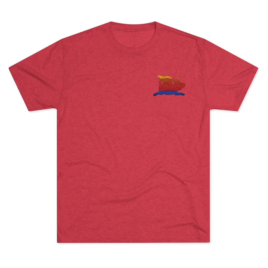 E-2 Sunset Theme - “Go Ugly Early” Unisex Tri-Blend Crew Tee