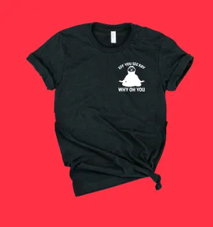 Eff You See Kay Why Oh You Pocket Shirt | Funny Shirt | Unisex Crew