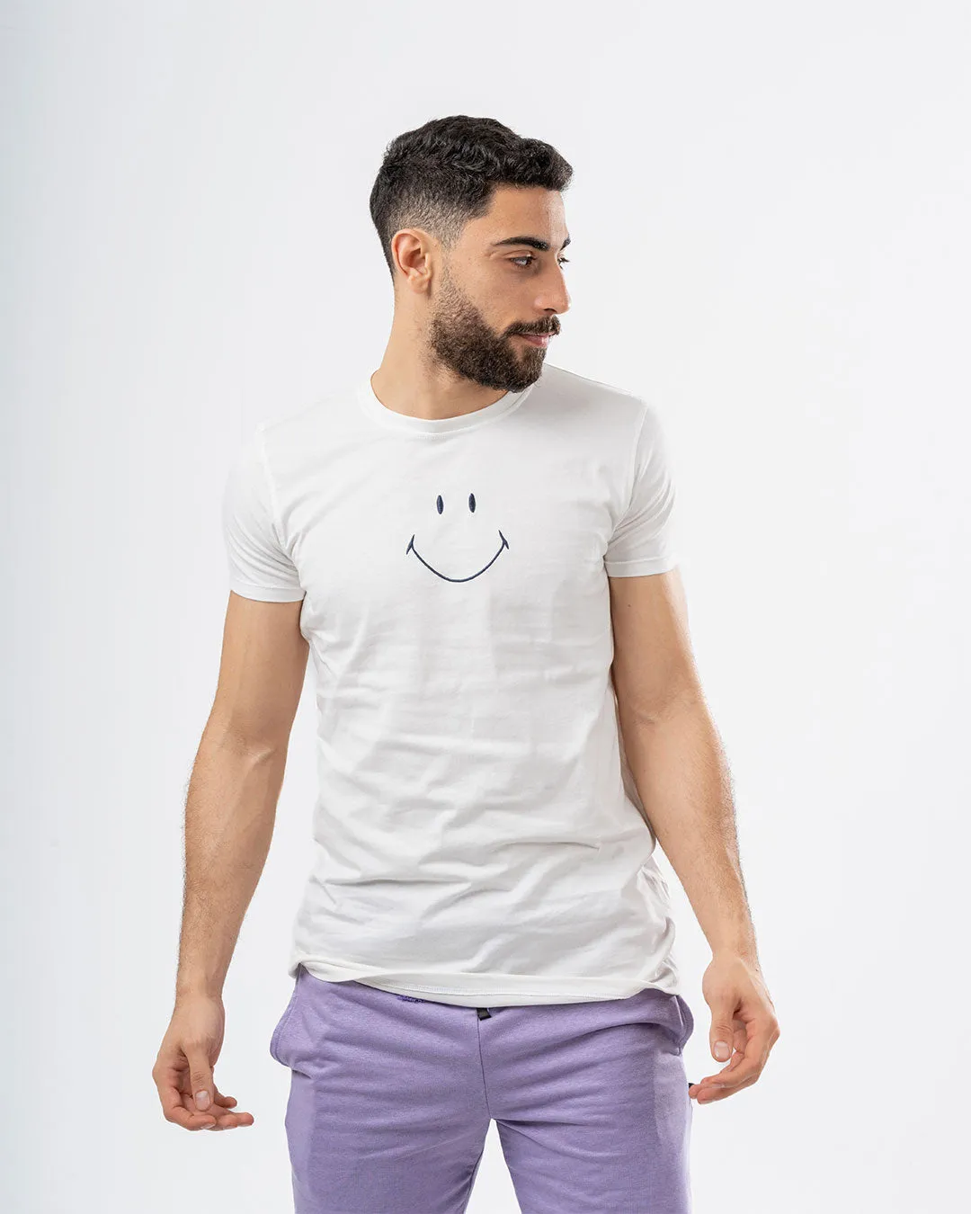 Embroidered Men's Short Sleeve T-shirt