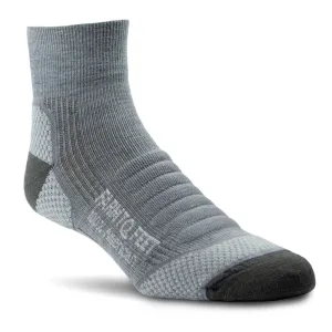 Farm to Feet Mens Damascus Light Targeted Cushion 1/4 Crew Socks