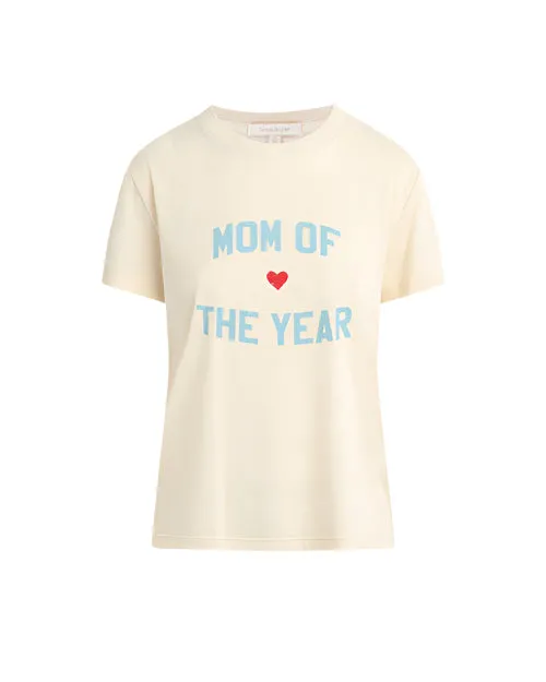 FAVORITE DAUGHTER |  Mom of the Year Tee | Gardenia & Baby Blue