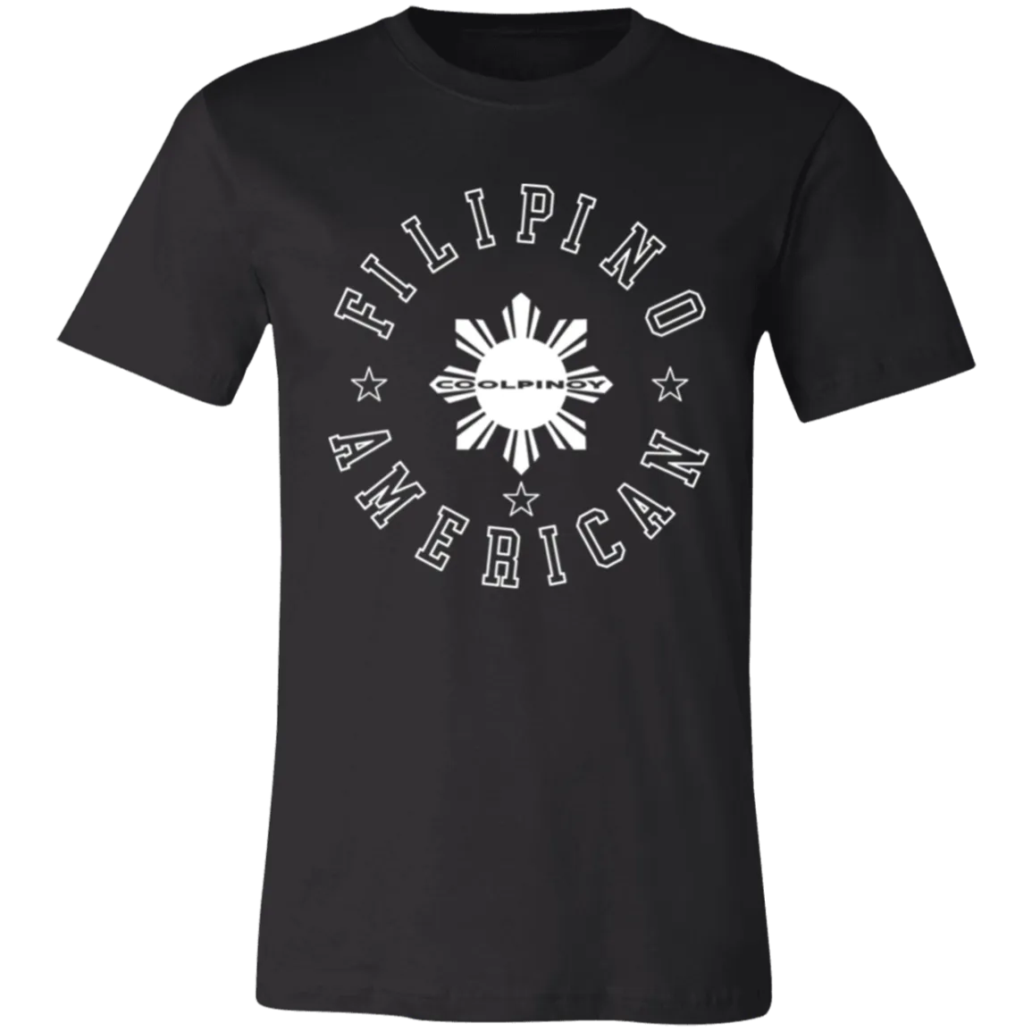 Filipino American White Sun Unisex Jersey T-Shirt