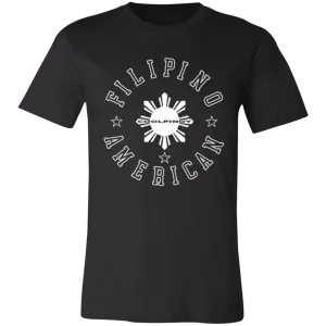 Filipino American White Sun Unisex Jersey T-Shirt