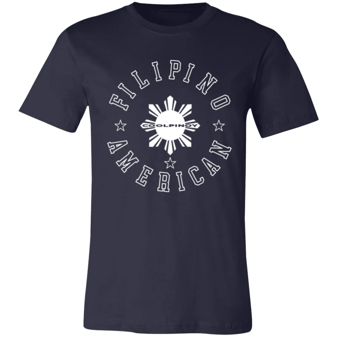 Filipino American White Sun Unisex Jersey T-Shirt