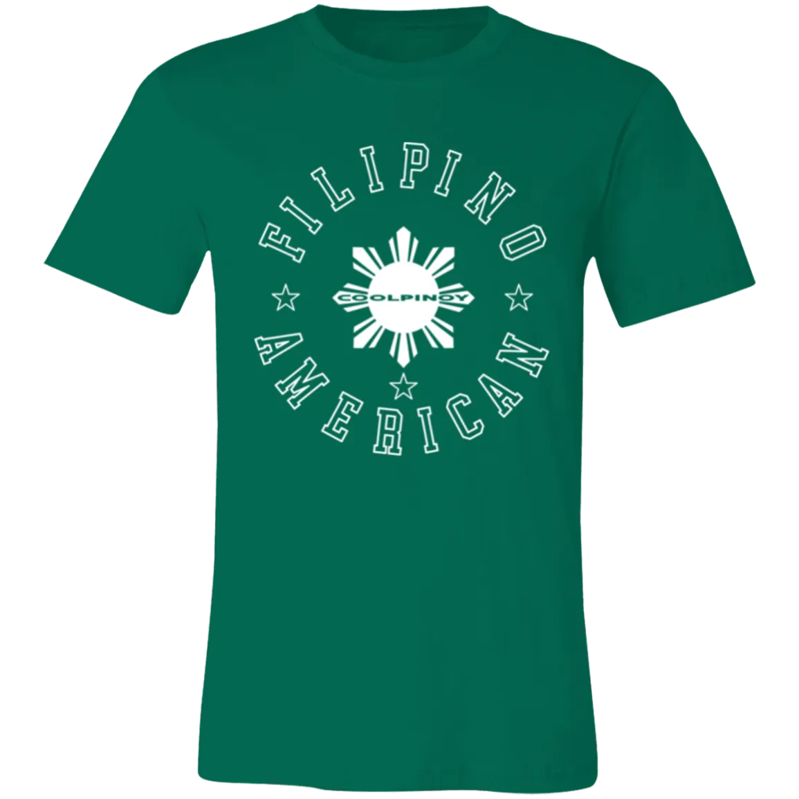 Filipino American White Sun Unisex Jersey T-Shirt