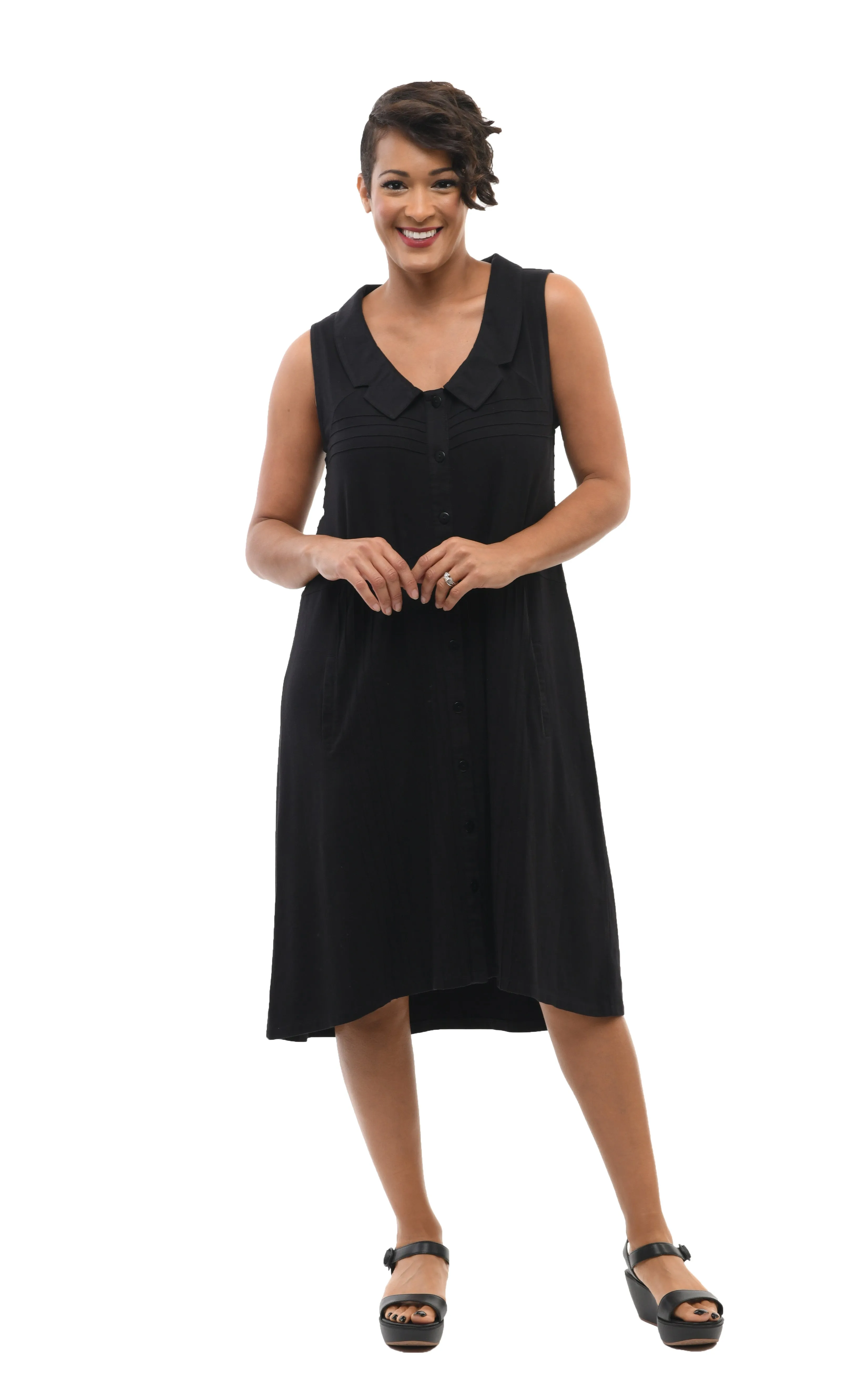 FINAL SALE  SDM91 Blair in Black by Snapdragon & Twig (Modal)*