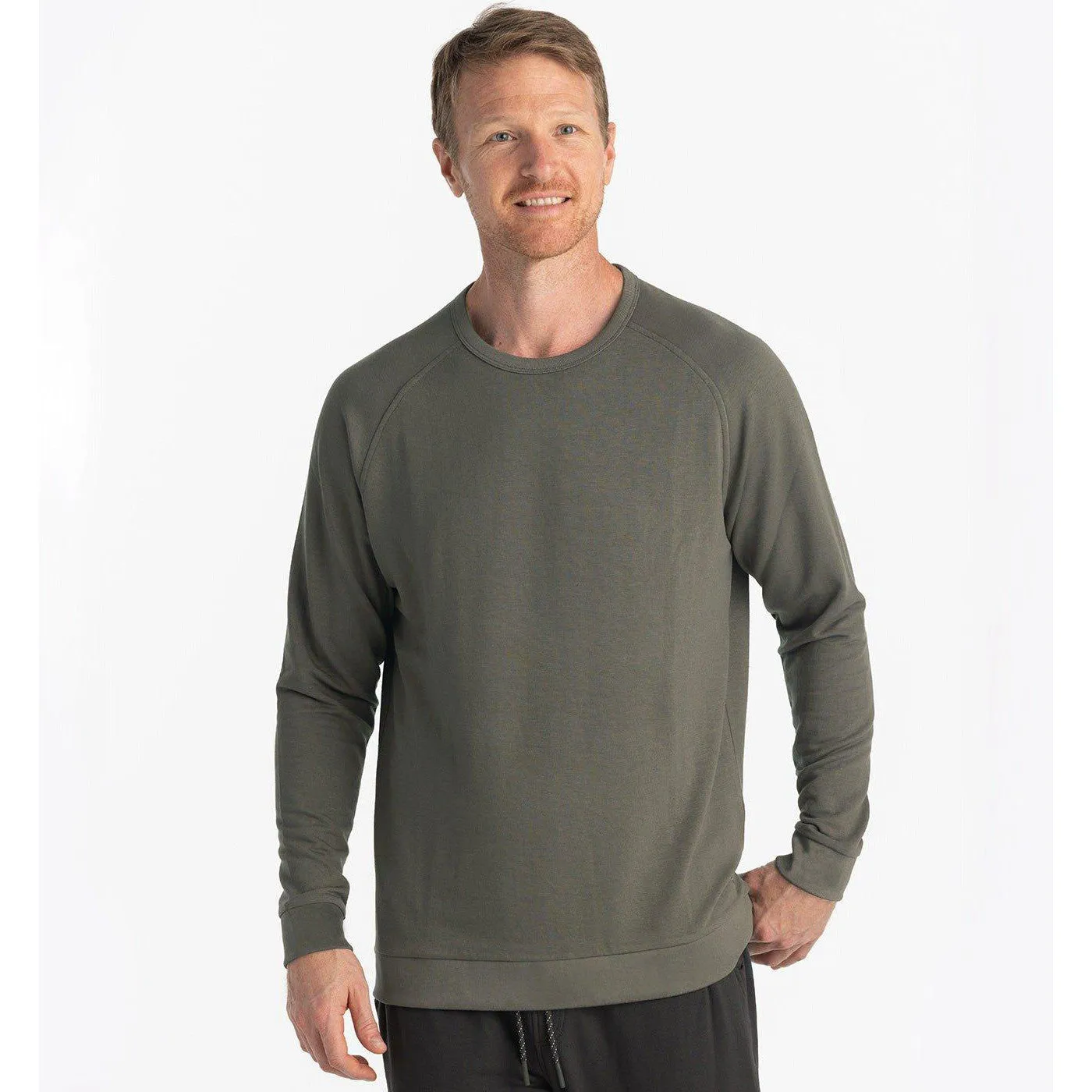 Free Fly Men's Bamboo Lightweight Fleece Crew