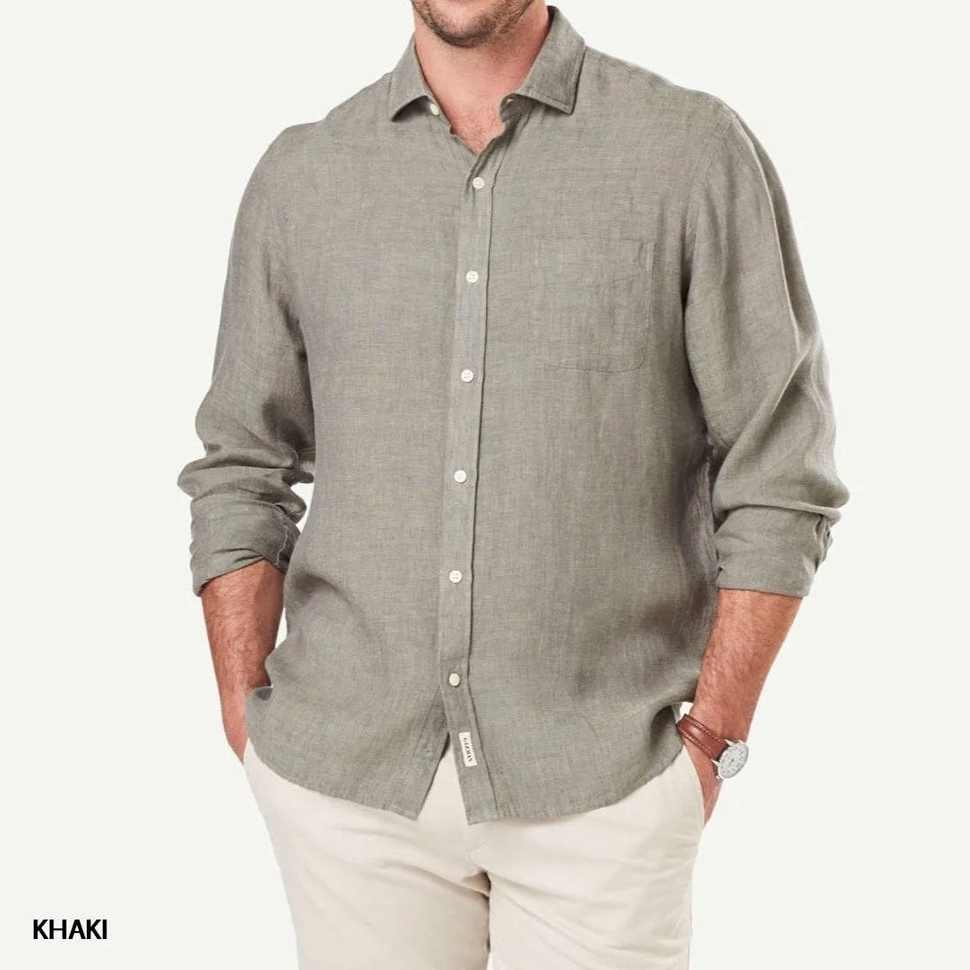Gazman Linen Plain Shirt