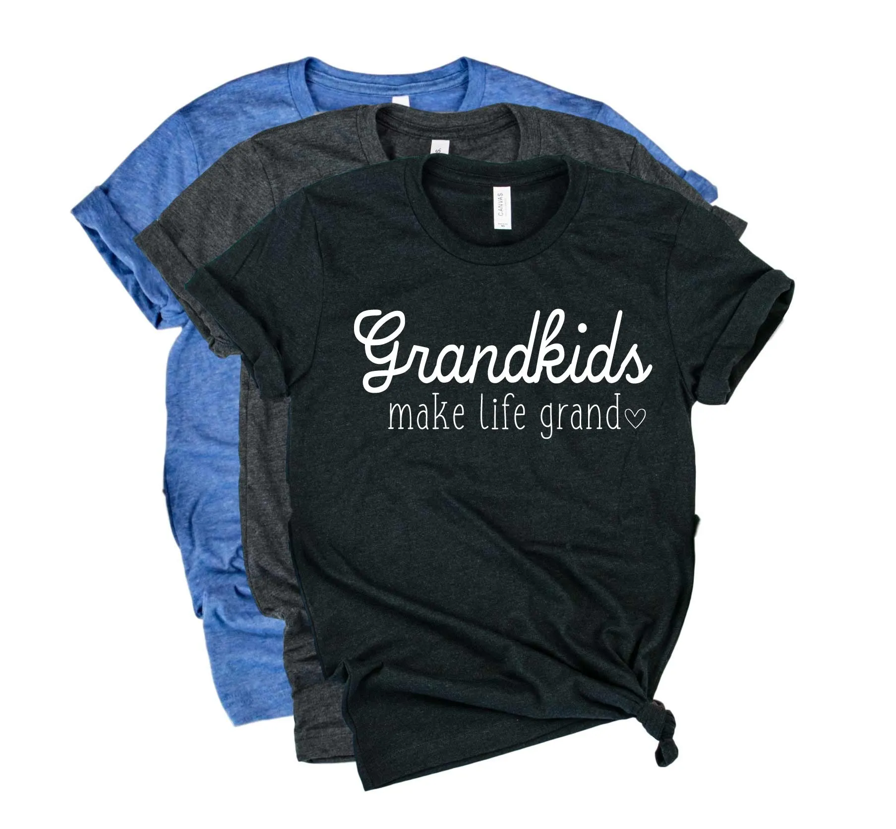 Grandkids Make Life Grand Shirt | Grandma Shirts | Unisex Crew