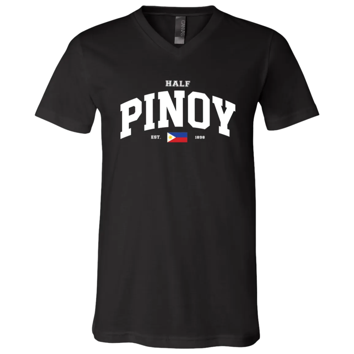 Half Pinoy Unisex Jersey V-Neck T-Shirt