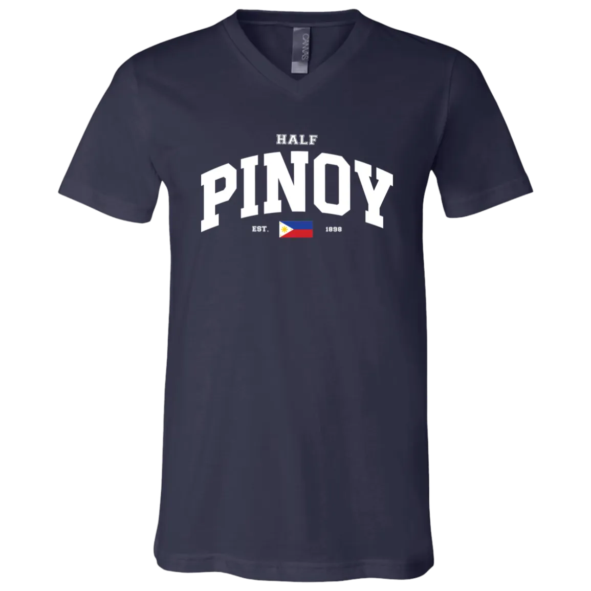Half Pinoy Unisex Jersey V-Neck T-Shirt