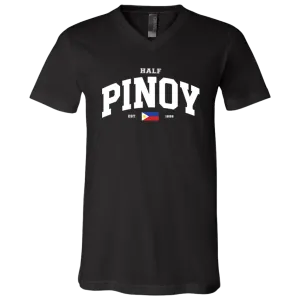 Half Pinoy Unisex Jersey V-Neck T-Shirt