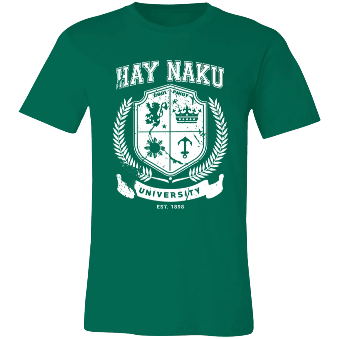 Hay Naku University Distressed CP Unisex Jersey T-Shirt