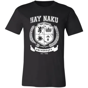 Hay Naku University Distressed CP Unisex Jersey T-Shirt