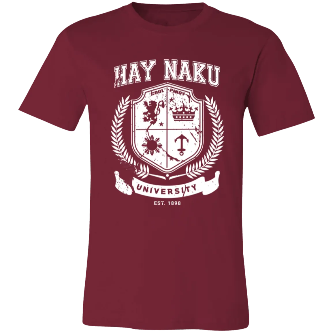 Hay Naku University Distressed CP Unisex Jersey T-Shirt