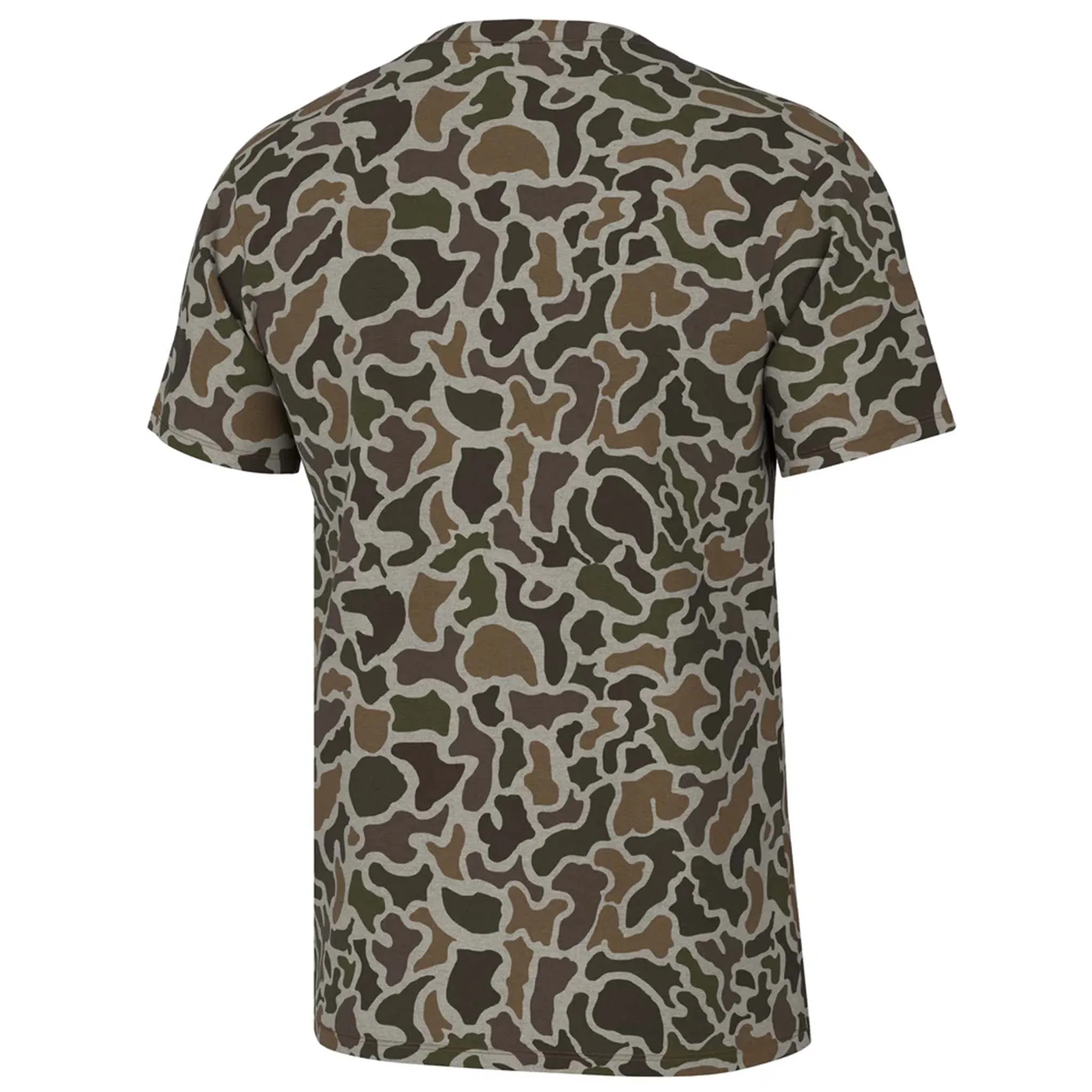 Heather Blend Crewneck Short Sleeve T-Shirt in Localflage