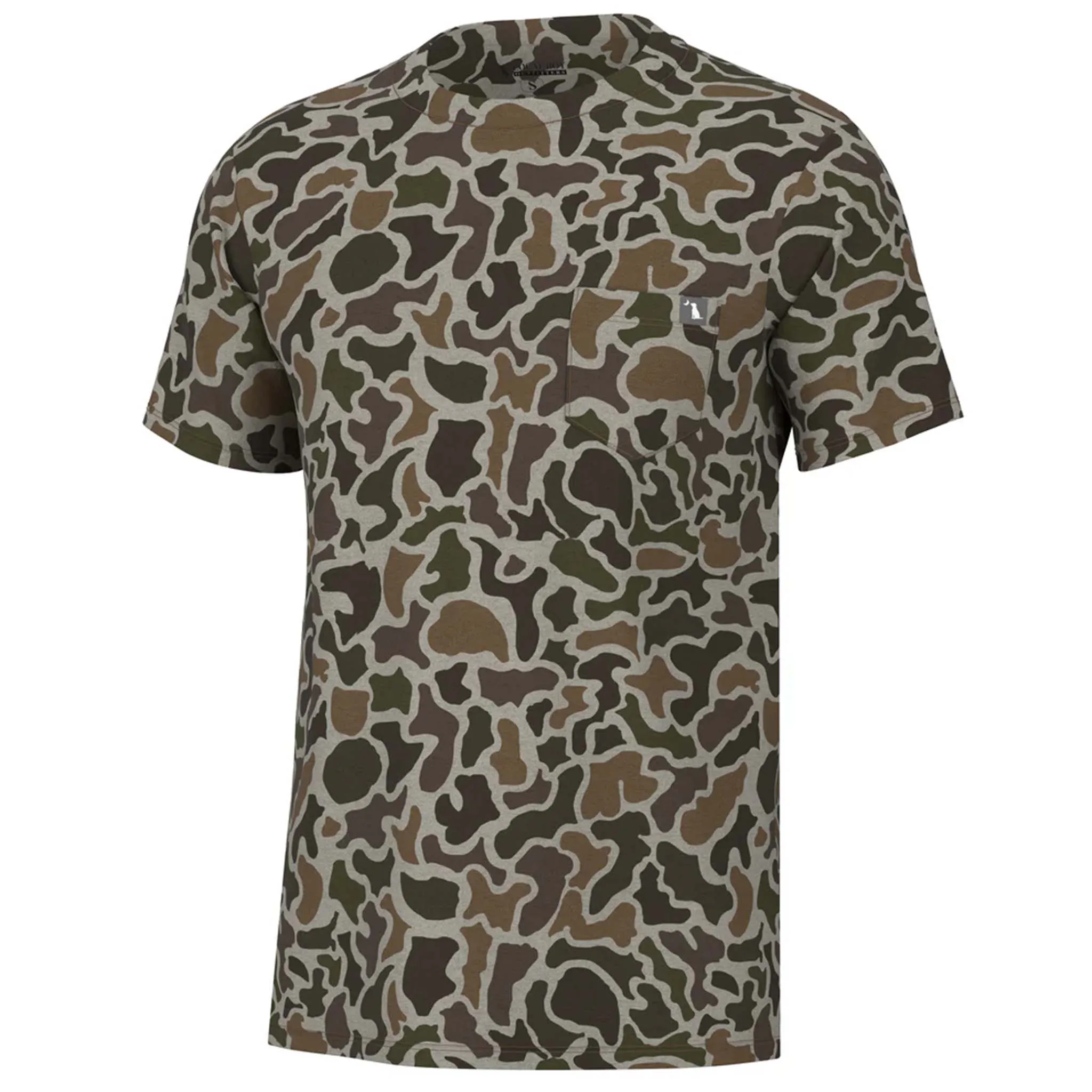 Heather Blend Crewneck Short Sleeve T-Shirt in Localflage