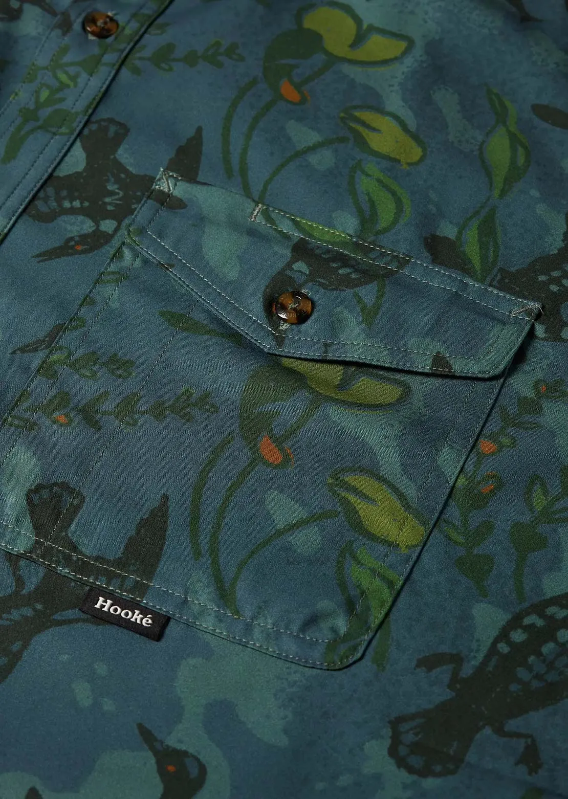 Hooké Men's Diving Loonie Button Up Shirt