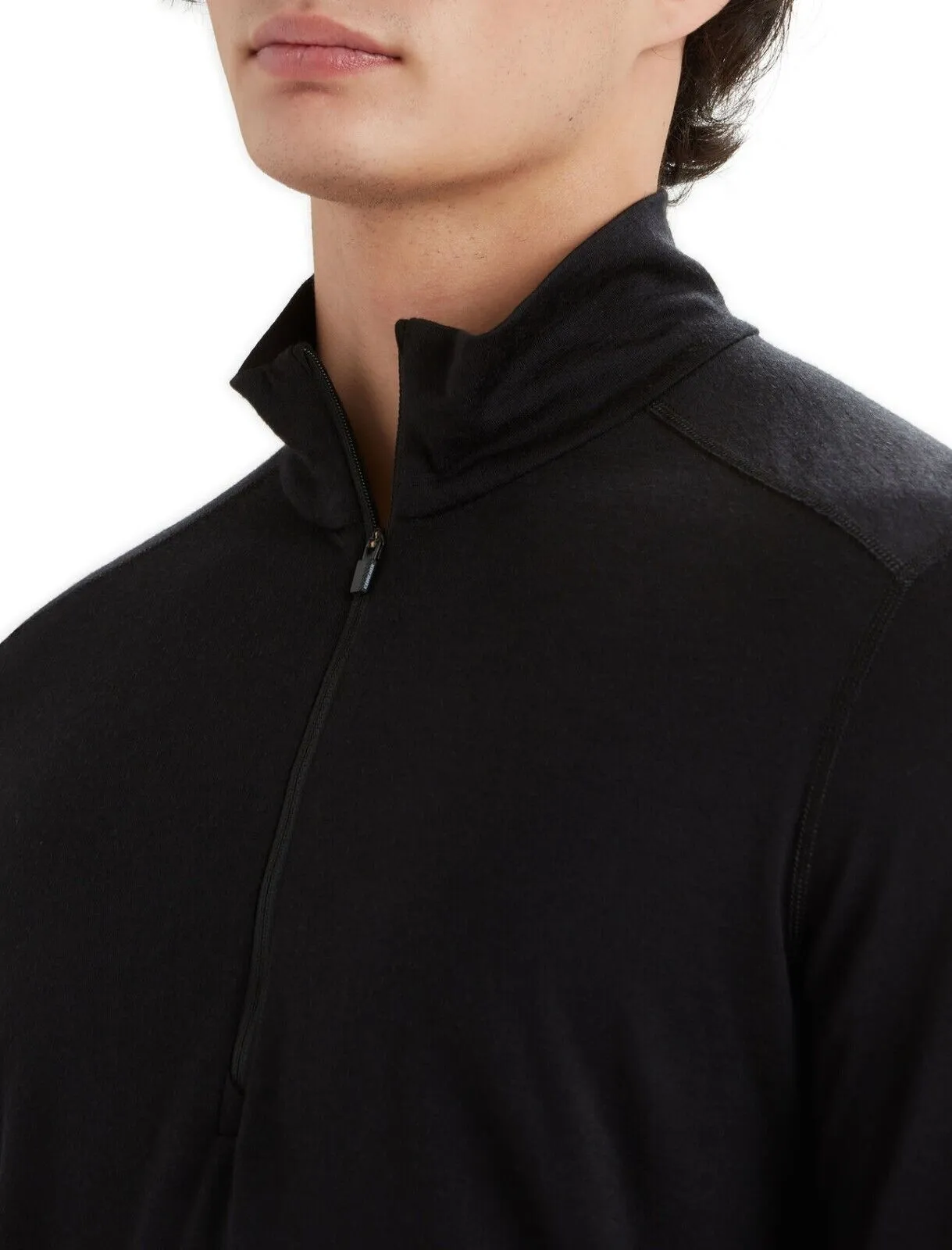 Icebreaker Merino Men's 200 Oasis Lightweight Long Sleeve Half Zip Tops Small