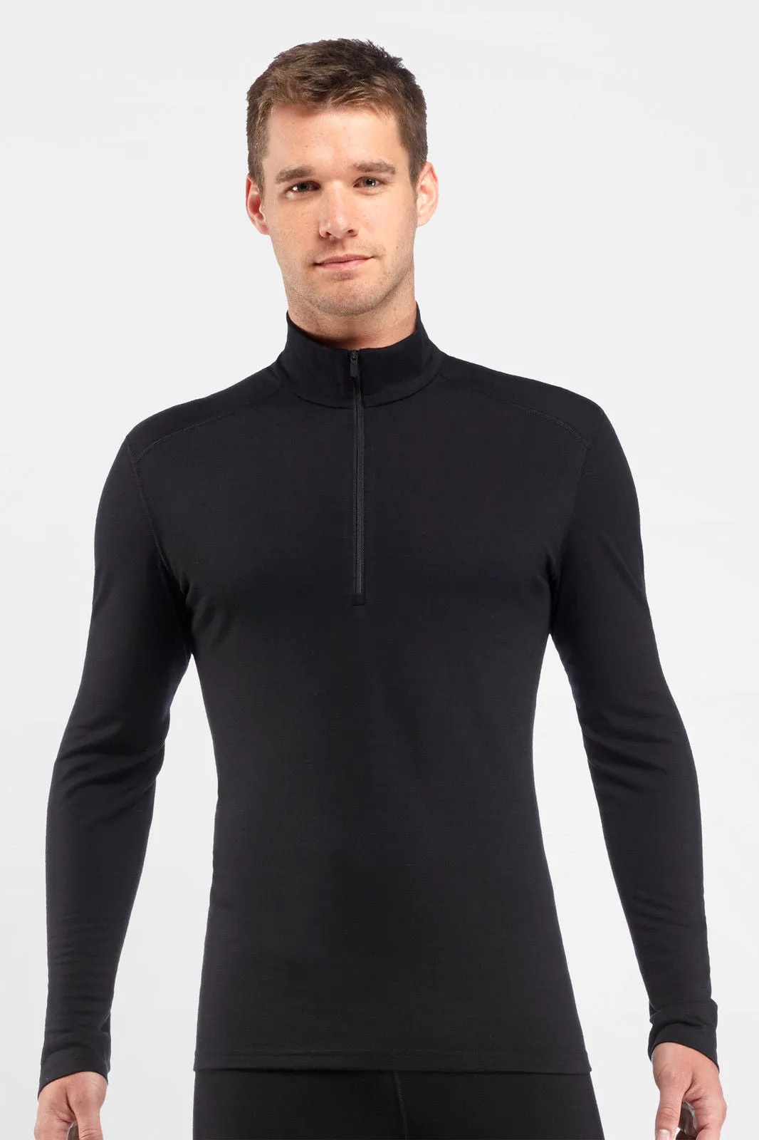 Icebreaker Merino Men's 200 Oasis Lightweight Long Sleeve Half Zip Tops Small