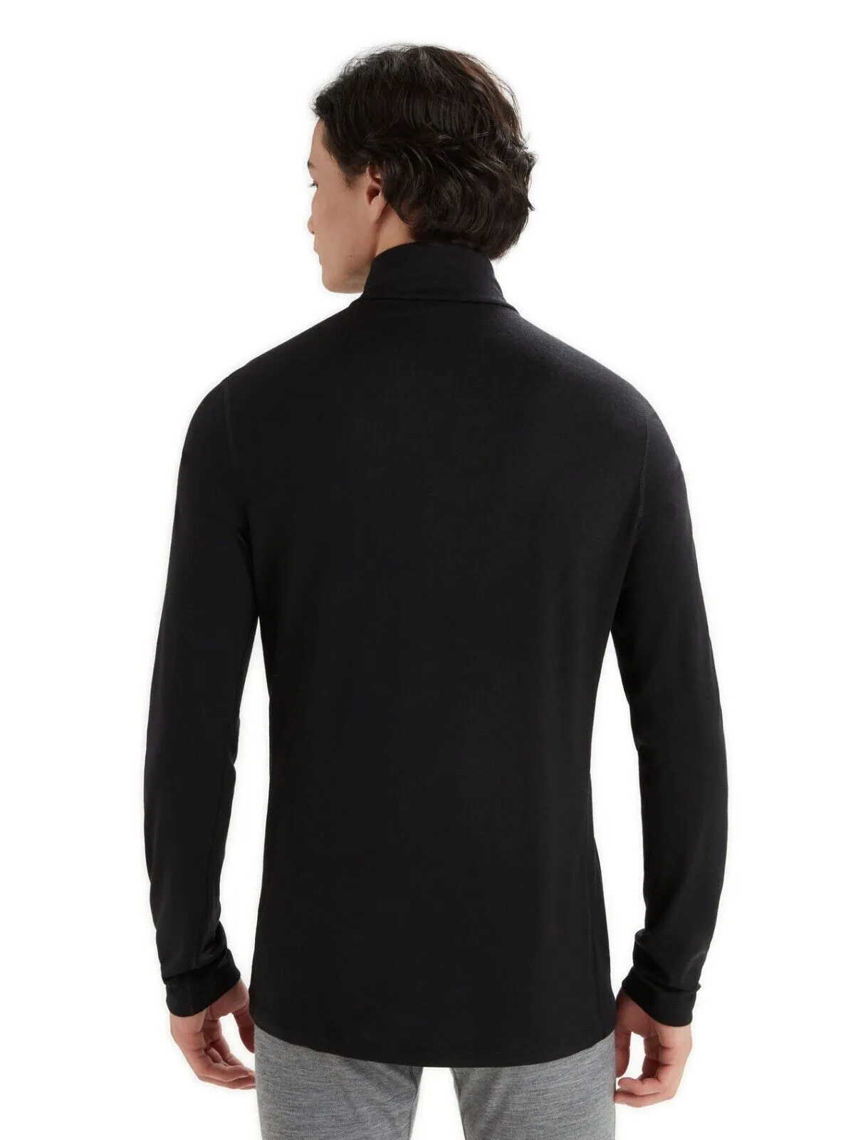 Icebreaker Merino Men's 200 Oasis Lightweight Long Sleeve Half Zip Tops Small