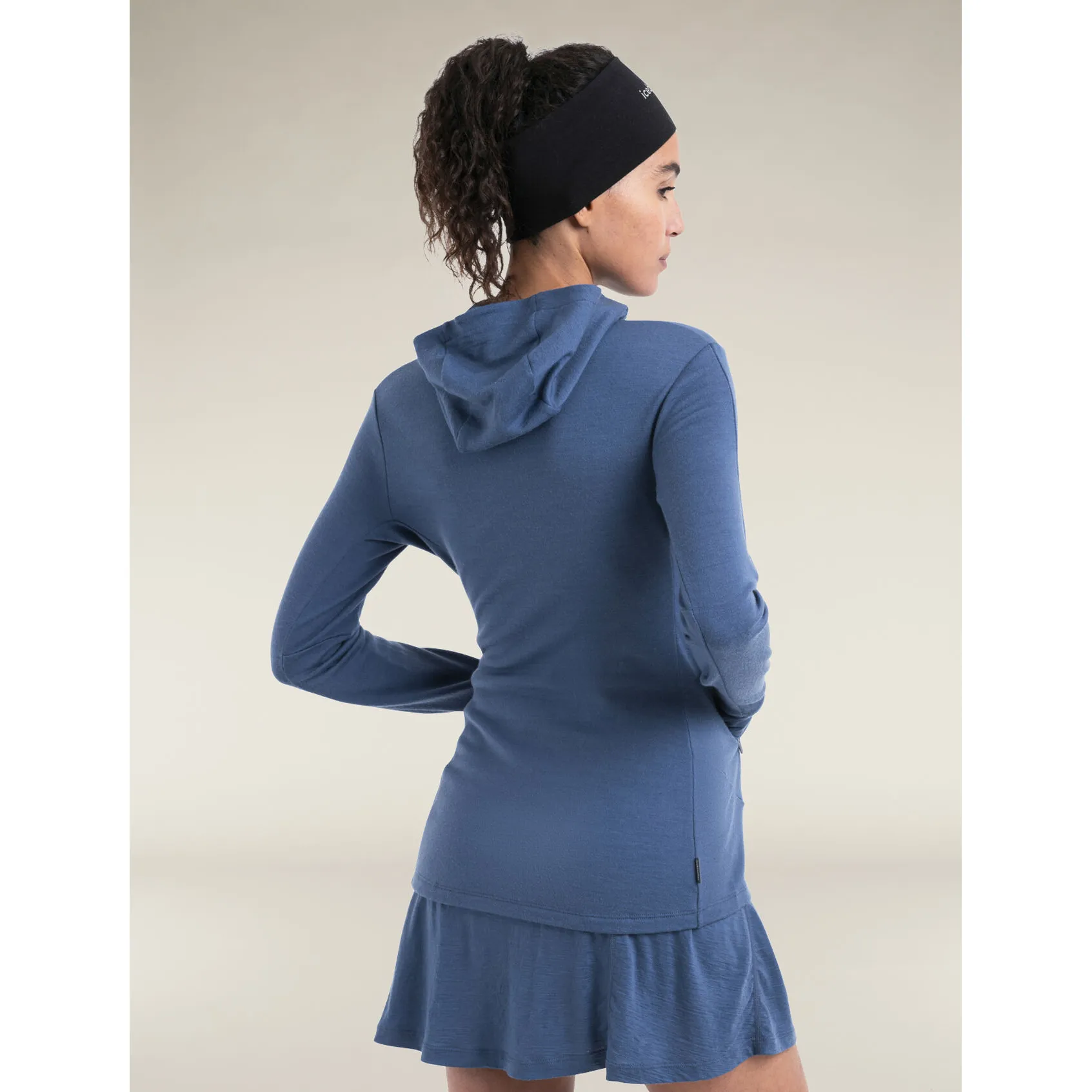 Icebreaker Quantum 260 LS Zip Hood Women's