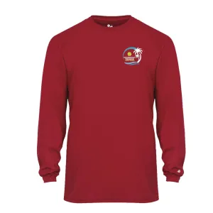 Islandwalk Tennis Men's Performance Long Sleeve T-Shirt - Small Front Chest Logo