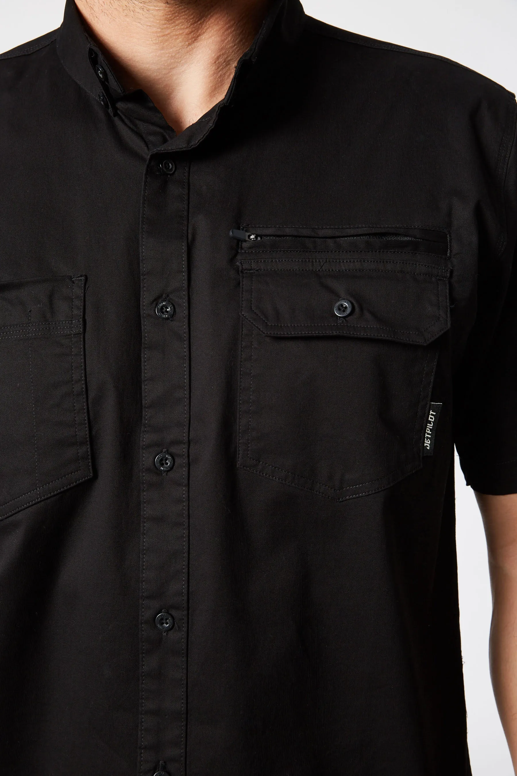 JP Fueled Mens Short Sleeve Shirt - Black