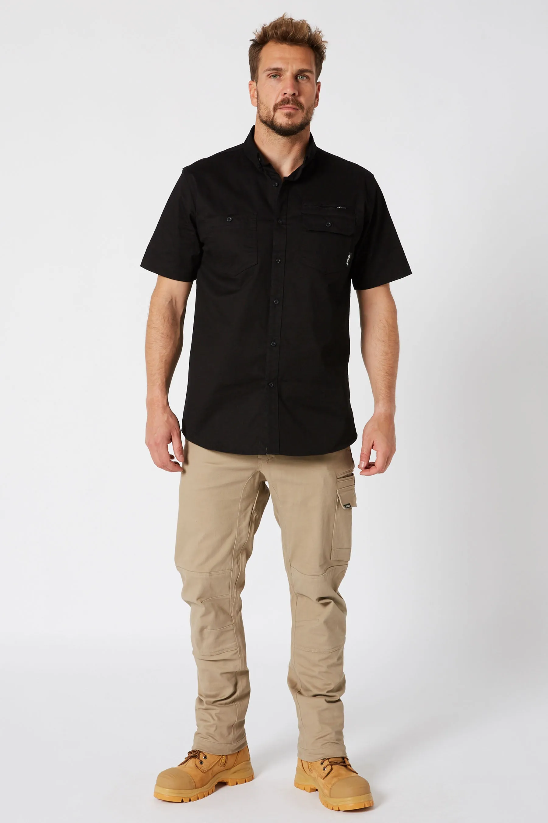 JP Fueled Mens Short Sleeve Shirt - Black