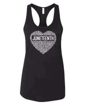 Juneteenth freedom, right unity tank top