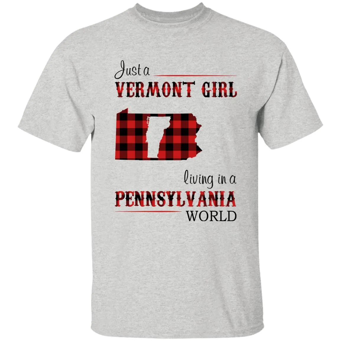 Just A Vermont Girl Living In A Pennsylvania World T-shirt