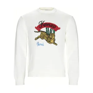 Kenzo Men's Bamboo Tiger Crew Neck Sweater