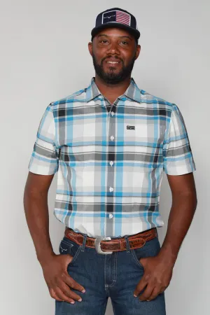 Kimes Ranch Men's Grande Plaid Blue Shirt