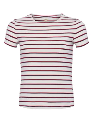 L'AGENCE RESSI CREW NECK STRIPED TOP